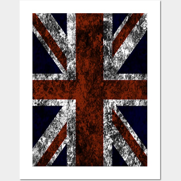 union jack grundge Wall Art by gorgeouspot